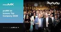 proMX wurde auch 2026 zur kununu Top Company ausgezeichnet.
