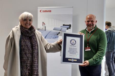 Canon Weltrekord 26.9.2020 Längstes digitales Bild der Welt