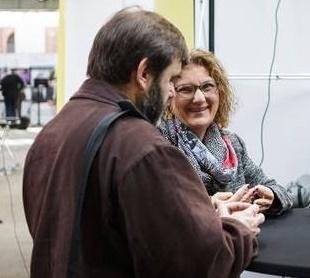 Katharina Mensah von Pentalog im Gespräch zum Thema Nearshoring (Foto: sekcjaspecjalna.pl)