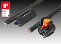 Weidmüller Abmantelwerkzeuge AM 16 und AMF 6/10 ausgezeichnet mit dem iF Product Design Award 2008: Professionelle Abmantelwerkzeuge für Flachkabel ? Modell AMF 6/10 ? (links) und für Rundkabel ? Modell AM 16 (rechts)