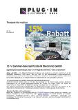 [PDF] Pressemitteilung: 15 % Sommer-Sale bei PLUG-IN Electronic GmbH