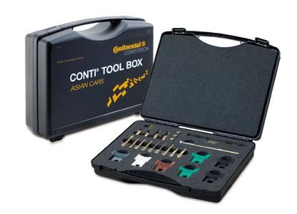 Asian cars are dominating the market. The CONTI® TOOL BOX ASIAN CARS from ContiTech provides professional support in changing timing belts, especially for Asian vehicles