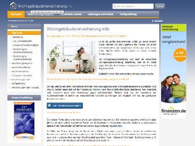 Vergleichsportal Wohngebaeudeversicherung.info gestartet