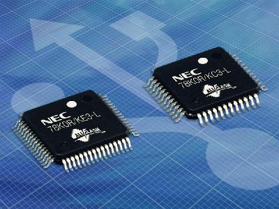 Space-saving 16-bit All Flash(TM) MCUs with USB 2.0 functionality and ultra-low power consumption