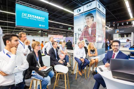 Reger Andrang am Stand des BAP auf der Zukunft Personal Europe 2018 in Köln