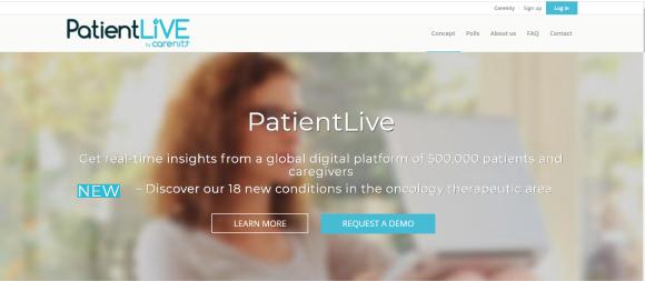 PatientLife Main page Carenity