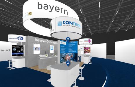 Contech am Gemeinschaftsstand von bayerninnovativ auf der MedtecLive 2021.