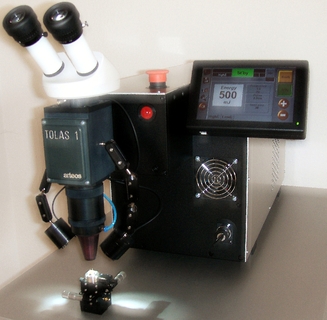 The TOLAS 1 micro-welder by arteos.