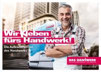 Mitmachen und gewinnen bei der Aktion „Wir kleben fürs Handwerk!“: Unter allen Teilnehmern verlost das Handwerk einen MAN-Transporter und insgesamt zehn iPads