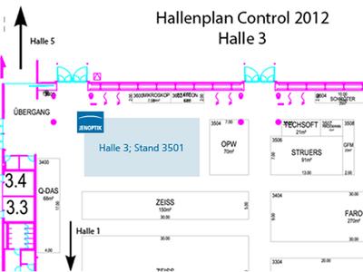 Products and innovations are on display at the Control trade fair at the Jenoptik booth 3501 in Hall 3