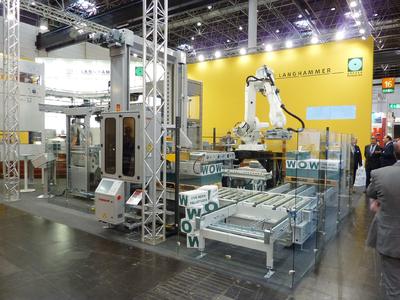 W+D-Langhammer presented a complete palletizing unit in action to an international audience