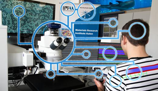 Zum dritten Mal findet der Materialmikroskopietag an der Hochschule Aalen statt. Schwerpunkt dieses Mal: Machine Learning und Künstliche Intelligenz in der Materialmikroskopie (Bild: © Hochschule Aalen / Institut für Materialforschung)