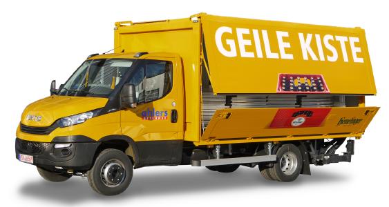 Ewers "Cityworker XXL" mit Ladebordwand, 10 Paletten Stellplätze, Nutzlast ca. 3.080 kg