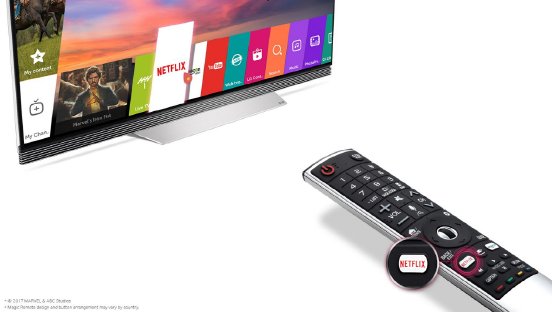 Bild_LG 4K UHD TV_Netflix Promotion_Magic-Remote Netflix-Taste.JPG