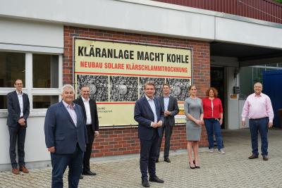 Jürgen Schmidtke, Joachim Rebholz, Norbert Lins, Thomas Bareiß, Hannes Spieth, Kristina Pointner, Melanie Volm, Richard Zizmann (v.l.n.r.) / Foto Schmidtke