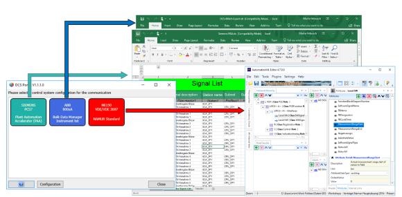Mit Aucotecs neuem DCS-Portal lassen sich die Festlegungen aus dem Anlagen-Design automatisiert und direkt an die Programmierung gängiger Kontrollsysteme übergeben – auch an mehrere gleichzeitig (© AUCOTEC AG)