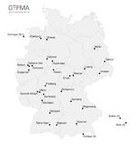 Hochschulstandorte der Gewinner von GEFMA-Förderpreisen seit 2002