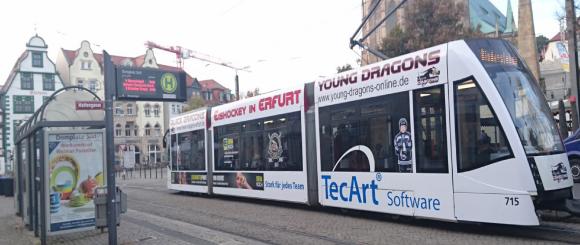 Mit dem Medienkanalmanagementsystem von TecArt lassen sich Werbeflächen effizient verwalten. Quelle: TecArt GmbH