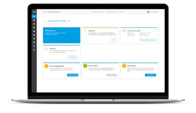 Startscreen der Mercury.ai Platform