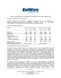 [PDF] Pressemitteilung: EnWave veröffentlicht die konsolidierten Finanzergebnisse des zweiten Quartals 2018