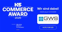 Die GWS bewirbt sich für den K5 Commerce Award