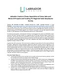 [PDF] Press Release: Labrador Uranium Closes Acquisition of Anna Lake and Moran B Projects and Funding for Regional Scale Geophysics Survey