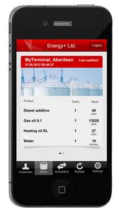 Mobiler Zugriff auf terminal-Informationen mit OpenTAS TFM, © Implico