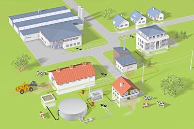 REHAU bietet Lösungen für moderne Biogasanlagen / Bild: REHAU