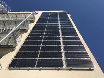 Solarfassade mit PV Elementen
