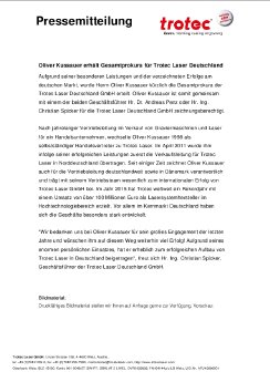 Pressemitteilung_Oliver Kussauer erhält Gesamtprokura für Trotec Laser Deutschland.pdf