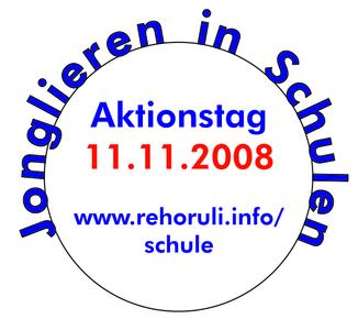 Piktogramm für AKtionstag "Jonglieren in Schulen"