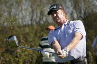 Miguel Ángel Jiménez, Sieger der 1. Schüco Open, stellte bei der Premiere im Bielefelder Golfclub mit 66 Schlägen einen neuen Platzrekord auf