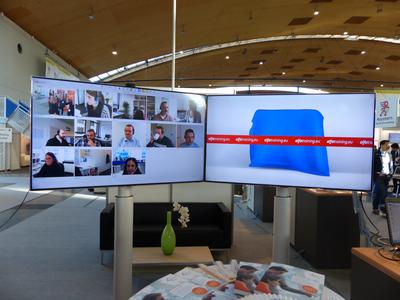 Weltneuheit: alfatraining® präsentiert lippensynchrone Hightech-Lösung für professionelle Business-Meetings auf der CeBIT 2015