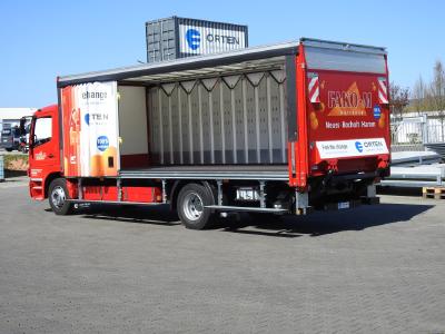 Nachhaltige Transportlösungen für die Getränkedistribution… / Bild: ORTEN Electric-Trucks