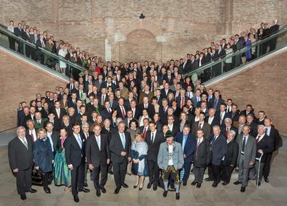 Gruppenbild Staatsempfang Herrenchiemsee 2014 / Bildnachweis: LKZ Prien GmbH