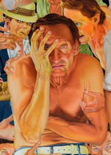 Selbstportrait aus der Ausstellung „Damokles“ von Udo Jaeger ab 12. April 2019 bei der WITTENSTEIN SE