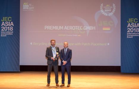 Cevotec receives JEC Innovation Award at JEC Asia