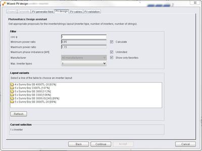 Design of inverters with Polysun 5.10