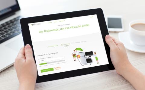 Die neue Webseite der SWK Bank verfügt über eine übersichtliche Nutzer-Navigation.