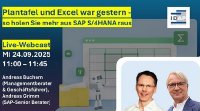 Plantafel und Excel war gestern - so holen Sie mehr aus SAP S/4HANA raus