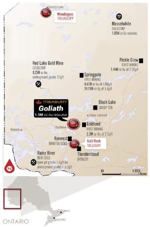 Treasury Metals Advancing Goliath Gold Project Rapidly Towards Pfs Swiss Resource Capital Ag Press Release Pressebox