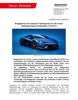 Bridgestone wird exklusiver Reifenpartner für den neuen Supersportwagen Lamborghini Temerario.pdf