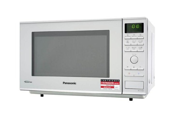 Panasonic Inverter Mikrowelle mit Heißluft- Grill- & Backfunktion