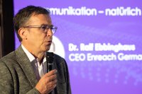 Dr. Ralf Ebbinghaus, Geschäftsführer von Enreach, eröffnete das Partner-Event Enreach Open Air.