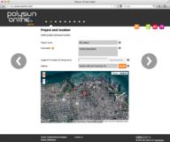 Worldwide weather data from Meteonorm are made available to users free of charge. The address of the property can be searched directly using the familiar “Google Maps” search and find function. The weather data for the site are automatically loaded in the background with a dynamic time-stepping procedure. 