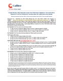 [PDF] Press Release: Calibre makes a new discovery along the VTEM Gold Corridor at the Limon Mine; drilling at the past producing Talavera mine hits additional high-grade