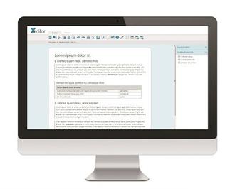 Xeditor on screen