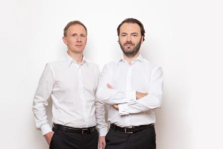 SensAction AG becomes Endress+Hauser Flow Germany AG: Michael Münch, Head of Production, Development and Quality (left), and Stefan Rothballer, Chairman of the Board