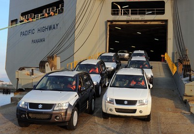 Suzuki-Neugeschäft für Österreich via Bremerhaven