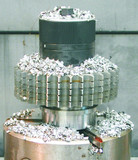 Kraftspannmutter MCA zur Klemmung von Kettenrädern bei der Fräsbearbeitung